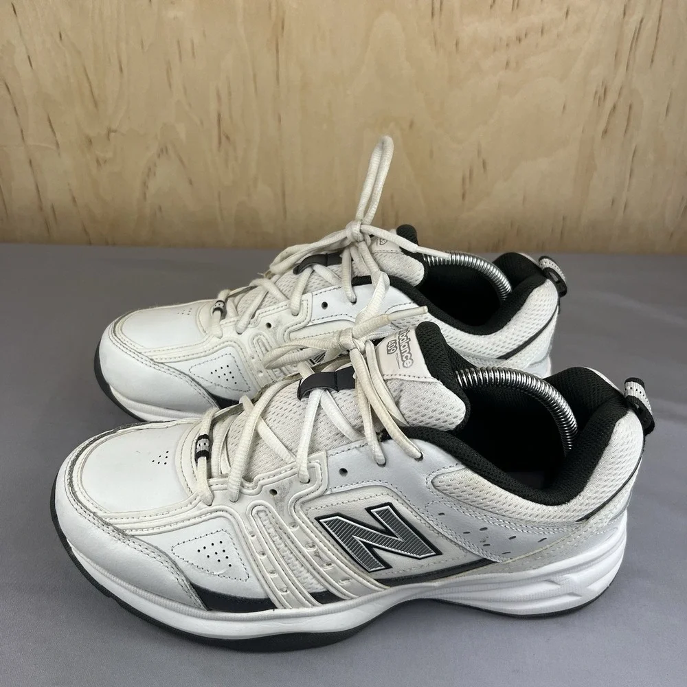 New Balance 409 Men's 9.5 4E Extra Wide White Leather Sneakers MX409WG2